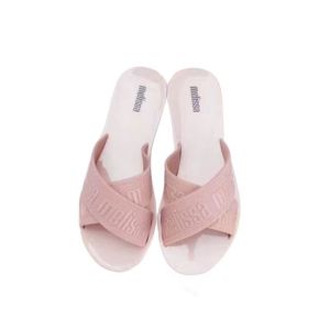 Official store 2023 5 colors Melissa slippers women simple style comfort Flats girls beach shoes ladies melissa sandals