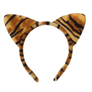 Festival Performance Headband Tiger Leopard for Cat Cartoon Leopard Kindergarten Dance Party for Cat Ears Hoop