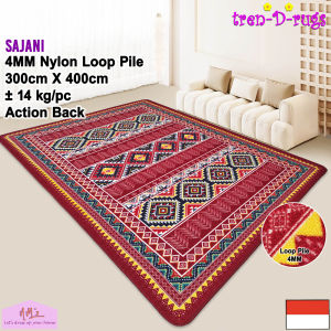 Tren-D-rugs Karpet jumbo eropa persian vintage abstrak alas lantai ruang tamu 300 cm x 400 cm - NMs