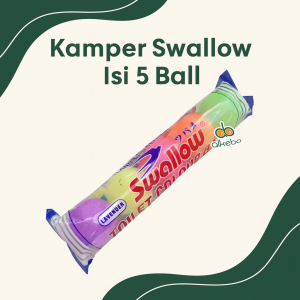 Swallow kamper toilet colour ball isi 5 pcs - Kapur barus kamar mandi