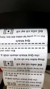 100 Tem -Tem note khách quay video khổ 100x70mm