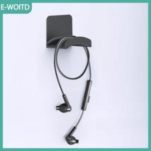 【E-WOITD】 Móc lưu trữ tai nghe gắn đầu không đục lỗ móc treo tai nghe máy tính treo tường ký túc xá Giá đỡ tai nghe hiển thị