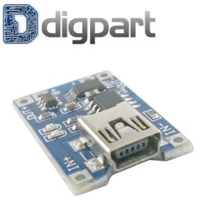 Charger 5V Mini USB 1A 18650 Lithium Battery Board With Protection