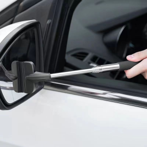 Wiper Kaca Spion Dapat Dilekatkan Diperpanjang Untuk Membersihkan Hujan Kabut pd Kaca Spion Mobil Universal