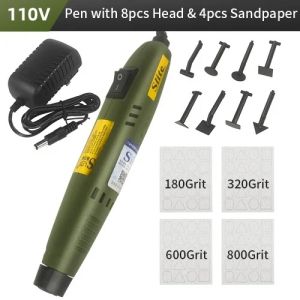 Hanson8 220V 110V Reciprocating Sander Model Sander Pen TypeSander Stroke Grinder Tool Sanding Heads Sandpaper Craft Tool M1Y4T