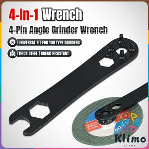 Klimo Four Jaw Angle Grinder Wrench Four Claw Wrench For 100 Type Angle Grinding Wheel Machine 1Pcs