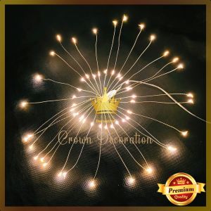 Lampu Kembang Api Laba-Laba 1 Set isi 10 Gantung Fireworks  Hias Dekorasi Pelaminan Home Decor Wedding Termurah Premium