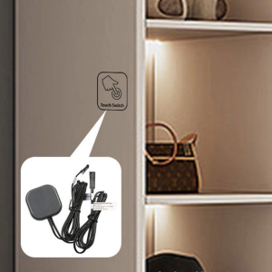 Wooden Glass Board Touchs Switches Invisible Cabinet LED Light Switches Light Control Touchs Switches Easy to Operated