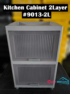 UNIPLUS Kitchen Cabinet 2Layer With Dish Drainer #UP9013D-2L