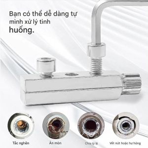 Bộ Dụng Cụ Tháo Ren Ống Nước Gãy Phi 15-27 Dụng Cụ Tháo Dây Đứt Đa Năng Vòi Nước Van Góc Dụng Cụ Tháo Vít Bị Gỉ Sét Dụng Cụ Sửa Chữa
