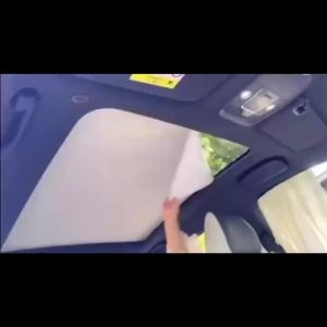 sapid Sunroof Sunshade Electrostatic Adsorption Heat Insulation Sun Visor Panoramic Roof UV Protection For BYD Tang 07 LHD 2021-2026 7Z4B9