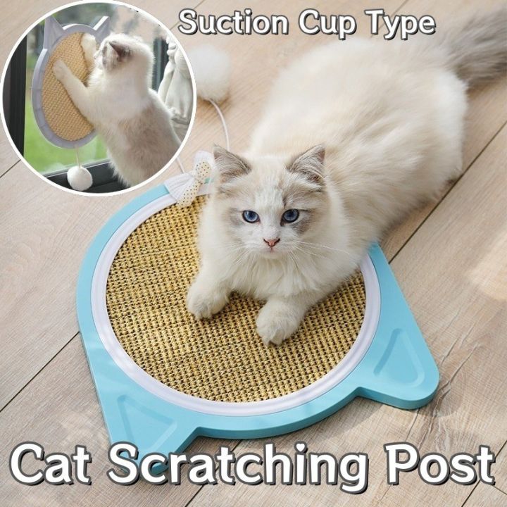 Cat Scratching Post Suction Cup Type Cat Scratcher Pet Scratch