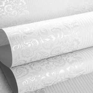 SAGOER 9.5M Sculptured Patterns Wallpaper Non-woven Non-self-adhesive 3D Wall Stickers Modern Moisture Proof Large Embossed Flower Wallpaper for Room