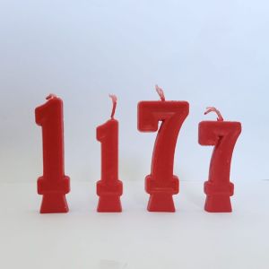 LILIN ANGKA ULANG TAHUN TOP MERAH GROSIR