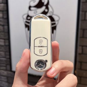 OKK Life Stoh-เคสกุญแจรถยนต์ TPU 3 2 ปุ่ม สําหรับ Mazda 2 3 6 8Atenza Axela Demio CX5CX4CX3CX7CX9CX30MX5(A222/B223/C224/D225/F226)