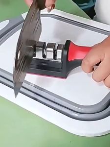 3-Stage Home Kitchen Knife Sharpener Artifact Stone Chef Professional Stick Quick Sharpener Stand