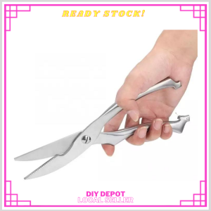 Chef Knife Multi-function Kitchen Stainless Steel Poultry Shears Chicken Bone Scissors for Fish Bone Paring Knives Tool