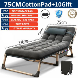 ✅ SG spot goods ✅ Folding bed home outdoor office lounge chair Oxford cloth mattress 300kg load-bearing capacity single or double folding bed sofa bed adjustable bed frame folding bed gaming chair