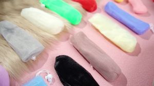 Boao 10 Pieces Mesh Soap Saver Bag Loofah for Bar Exfoliating Shower Drawstring Pouch Holds Bar Soap Sely Bubble Foam Net for Body Facial Scrubbing Extends Life in Shower Bath