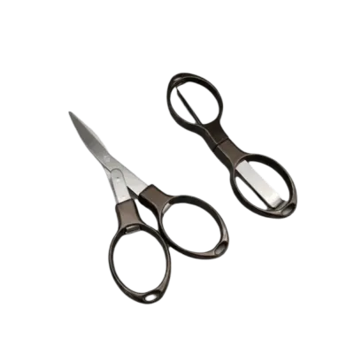 PATTYUIO Thickened cutting body Fishing Shears Key ring opening slot Stainless Steel Multifunctional Snips Multifunctional Tool Strong rivets Foldable Shears Fishing Tackle