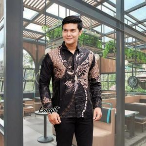 BAJU BATIK PRIA SLIMFIT MODERN & TOP BRAND ALISAN PREMIUM LENGAN PANJANG