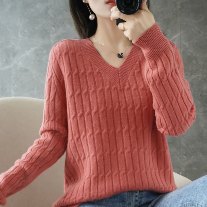 Autumn/Winter 2022 Fried Dough Twist Sweater Women's Loose Korean ...