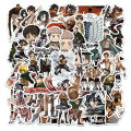 50 PCS GAYA serangan anime terhadap titan LUCU stiker untuk Buku Tempel/Buku Harian/HP/Dekorasi Laptop/Sticker Helm Tahan Air Vinil/Stiker Tablet Ponsel stiker tahan air berperekat. 