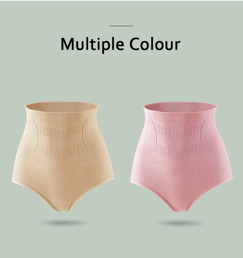 Ubriefs High Waist Underwear for Women Tummy Control Panties Graphene  Antibacterial Crotch Butt Lifter Shapewear Solid Color