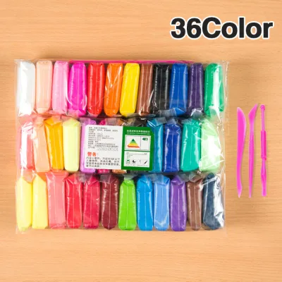 Super Lightweight Air Dry Modeling Clay Kit ( 36/24 Colors )