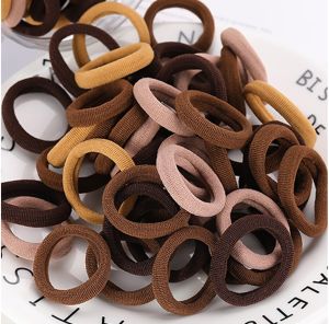 ยางรัดผมยืดหยุ่นสูง3ใน1เชือกรัดผมแบบเรียบง่ายไม่ทำร้ายผมยางรัดผมผู้หญิงสไตล์เกาหลี