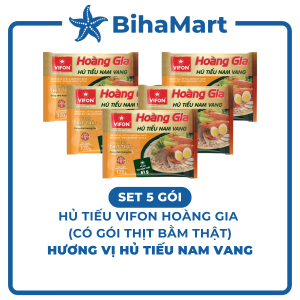 [SET 5 GÓI] - VIFON - Hủ tiếu Hoàng Gia hương vị Hủ tiếu nam vang (có thịt thật) Hủ tiếu nam vang Vifon Hoàng Gia (120g/gói)