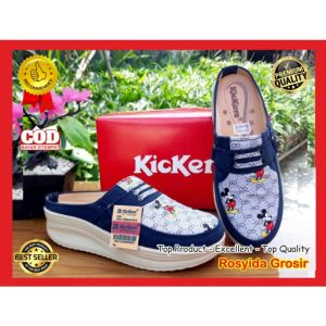 SANDAL SEPATU WEDGES WANITA MICKEY