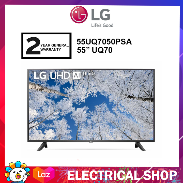 LG 55 Inch UQ70 UHD Smart 4K TV Series