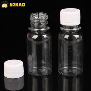 【N2HAO】 5Pcs 60ML Small Plastic Bottles Ginger Bottles With Caps Mini Juice Bottles Reusable Liquid Bottle Container Leak Proof