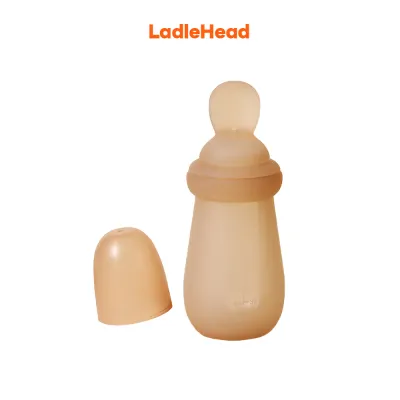 Bevavar Botol Sendok Makan Bayi Silicon Botol Sendok Mpasi BPA FREE