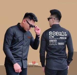 KEMEJA PRIA TERBARU  KEMEJA LENGAN PANJANG  BAJU KEMEJA PRIA WANITA KEMEJA MOTIF TERBARU  KEMEJA PRIA KEREN