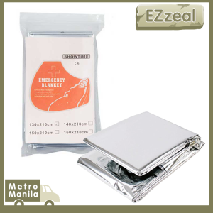 5pcs Outdoor Emergency Blanket 130/210cm Camping Survival Thermal Blanket Windproof Sun Protection