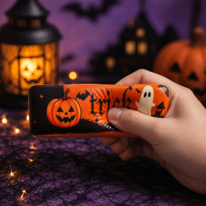 GIORGIONE Creative Halloween Squishy Toy Kneading Super Soft Slow Rebound Butter Stick Portable Anxiety Relief Sensory Stress Stick Office Desk Toy