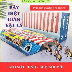 Bẫy Dính Diệt Gián Vật Lý NR Diệt Mọi Loài Gián Cả Gián Đức Bằng Keo Dính Chất Lượng Cao An Toàn Hiệu Quả