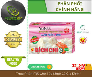 COMBO 5 HỘP - Bánh Phồng TÔM Bích Chi Hộp 200g - Thơm Ngon Giàu Dinh Dưỡng