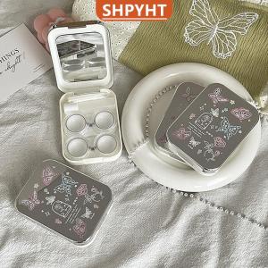 [COD] SHPYHT SPORTS Two Pack Contact Lens Case For Girls Portable Mini Contact Lens Box Contact Lens Container Soak Storage Kit