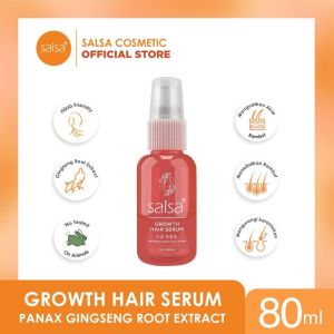 [BPOM] SALSA HAIR SERUM Rose Spray Keratin Repair Growth | Serum Rambut | Hijab Friendly BPOM 80ml