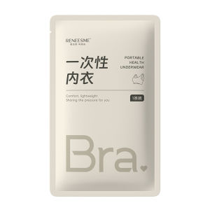 Disposable Bra Individually Sterilized Packaging Soft Comfortable Disposable Underwear For Home Travel