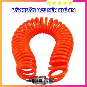 Dây Hơi Đài Loan  dài 9m - Chuyên dụng cho các loại máy nén khí áp lực cao.