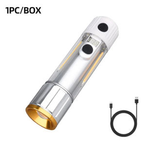 Outdoor portable camping light LED digital display multifunctional travel camping light work light supports UBS charging outdoor emergency light