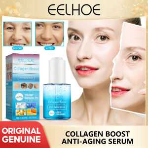 Eelhoe Collagen Boost Essence Facial Hyaluronic Acid Face Dark Spot Removal Whitening Moisturizing Anti-Aging Face Serum Anti Aging Collagen Boost Face Serum Hyaluronic Collagen Serum Wrinkle Remover Essence