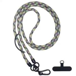 (HD1)Universal mobile phone lanyard cross hanging shoulder strap detachable neck rope to prevent loss. Tali gantung silang telefon bimbit universal tali leher boleh tanggal untuk cegah kehilangan.