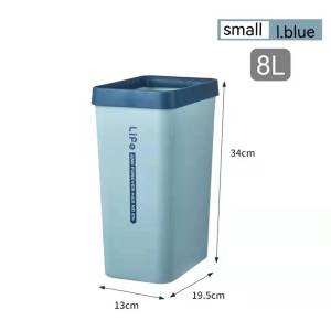 12L recycle bin kitchen waste bins room dustbins plastic trash bin China Supplier-KC98
