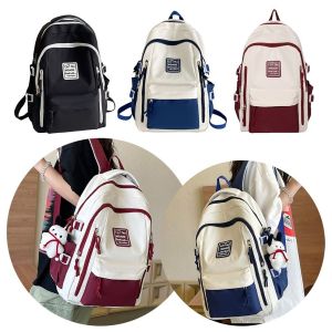 GOFIDIN ป้องกันน้ำ กระเป๋าเป้ น้ำหนักเบา ความจุขนาดใหญ่ กระเป๋าคอมพิวเตอร์ ยามว่าง ทนต่อการสึกหรอ กระเป๋านักเรียน การเดินทาง