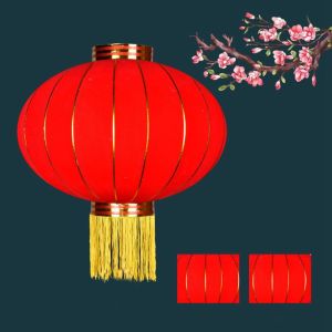 STYLE HAUL Red Fashion Merry Chinese Style for YardGate Flocking Cloth Spring Festival Decor Festival Lantern New Year Ornament Spring Festival Props